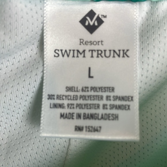 🍍 New Member’s Mark Resort Pineapple Print Swimming Trunks Men’s Size L - Picture 7 of 9